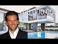What do Bradley cooper spends his 100 Million net worth on