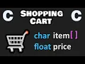 Let s code a shopping cart program with C programming