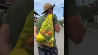 We love Central America! Fresh fruit #sailing #family #fruit #shorts