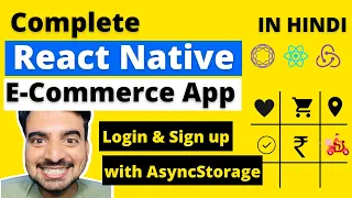 React Native Ecommerce App - Login Signup With Asyncstorage In Hindi Engineer Codewala