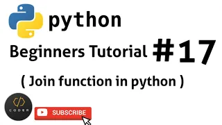 join function in python python beginners tutorial