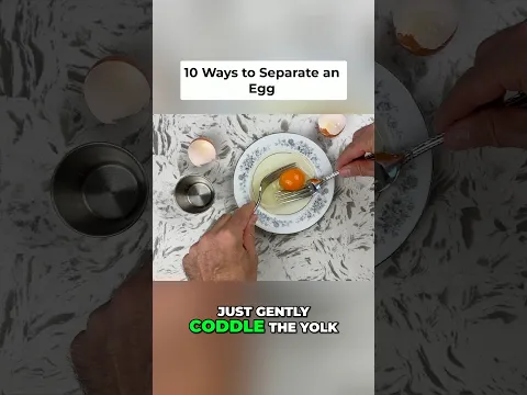 10 Clever Egg Separating Hacks You NEED to Try! #chefdez #cooking #eggs #eggseparating #eggyolks