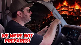 New Zealand Family witness massive wildfire destruction in California!
