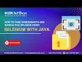 How to take screenshots and Handle file uploads using Selenium with Java