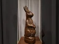 1993 Don Featherstone Union Products Chocolate Easter Rabbit Blow Mold