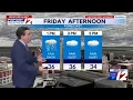 WPRI 12 Weather Forecast 26 Mix Snow Sleet Rain Friday