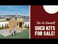 Shed Kits For Sale Customizable DIY shed kits in all shapes and sizes