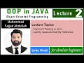 OOP in Java - Lecture 02