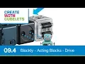 Toggle motor direction with the Drive Cubelet in Cubelets Blockly Create with Cubelets - Ep 9 4