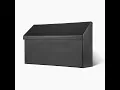 Harmonist Black Wall Mount Mailbox New Modern Wall Mount Mailbox Demo and Full Walkthrough
