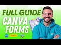 5 INSANE FEATURES OF CANVA FORMS CANVA FORMS FULL TUTORIAL Say Goodbye To Google Forms
