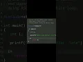 C programming C Language Coding Exercise58