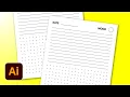 Easy Daily Journal Page PDF Template In Illustrator