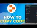 How to Copy Code From Replit