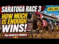 How Much Is Enough Wins Saratoga Race 3 Full Results Payouts Aug 6 2026 R3 Saratoga
