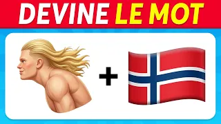 Devine le MOT en ÉMOJI 🧠✅🏆 | Quiz Rébus et Devinettes