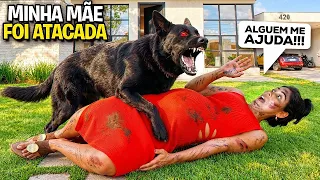 MINHA MÃE GRÁVIDA FOI MORDIDA POR UM CACHORRO RAIVOSO!