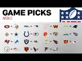 Week 2 Game Picks
