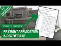 How To Prepare Payment Certificate For Projects Contractor Payment Application