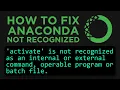 How to fix Anaconda Commands not working in Command Prompt