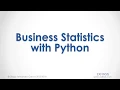 Python Course Business Statistics