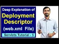 Deployment Descriptor web xml file in Servlet Eclipse Servlet JSP Tutorials