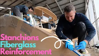 Handrails installation –  Part III – S02 E25 or How Stanchions Reinforcement is Trending Now