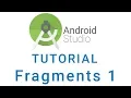 Android Studio tutorial Static Fragment