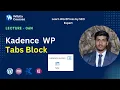 Tabs Block Kadence WordPress Tutorial for Beginners - Lec 6n