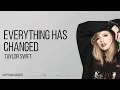 Download Lagu Taylor Swift - Everything Has Changed (Guitar Acoustic Karaoke)