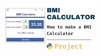 How to make a BMI Calculator in Python Python Projects