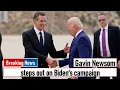 Gavin Newsom steps out on Biden s campaign