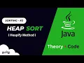 Heap Sort Max Heap Algorithm Java Sorting Algorithm