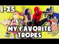 25 Common Movie and TV Tropes EXPLAINED My Favorite Tropes Episodes 1-25 COMPILATION