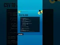 Javascript CSV To JSON