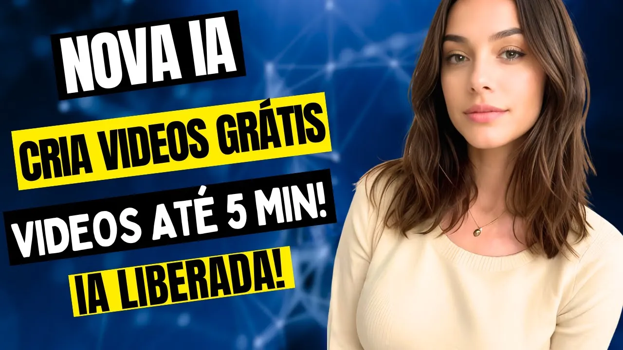COMO CRIAR VIDEOS ILIMITADOS GRÁTIS COM INTELIGÊNCIA ARTIFICIAL CRIA VIDEOS ATÉ 5 MINUTOS