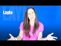 Learn to Spell LAYLA Toddler Song Learn to Talk with Patty Shukla