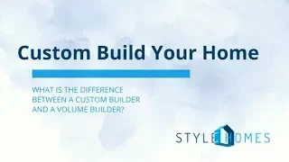 The Difference Between a Custom Builder and a Volume Builder