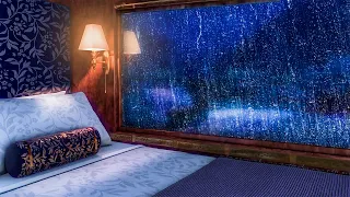 أصوات القطار والمطر للنوم استرخ على متن قطار السكك الحديدية 