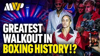 AMANDA SERRANO WALK OUT Greatest Entrance in Boxing History P s Taylor vs Serrano 3