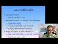 Introduction to the daily lectionary