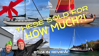 Do Used SAILBOATS Actually Sell? You’ll Be Surprised How Quickly THEY DO And For HOW MUCH! ’24 Recap