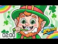 Brush Like A Silly Leprechaun St Patrick s Day Toothbrushing Song for Kids 2-Minute Timer