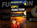 Python zip Function Explained in 30 Seconds Beginner Friendly