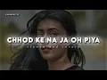 Download Lagu Chod Ke Na Jaa O Piya ( Slow+Reverb ) Alka Yagnik Maa Tujhhe Salaam | Arbaaz Khan, Monal #lofi