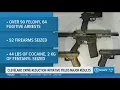 92 guns 450K in drug proceeds seized during Cleveland crime reduction initiative