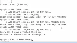 59 ALTER TABLE for Adding Column with constraints in SQL Hindi