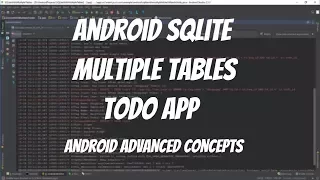 Android SQLite - Multiple Tables ToDo App
