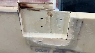 4 Feb 2023  Preparing bunk side for a 15 mm G 11 Epoxy laminate to hold the note pad pillar