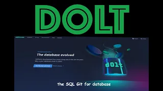 Dolt - the SQL Git for Database